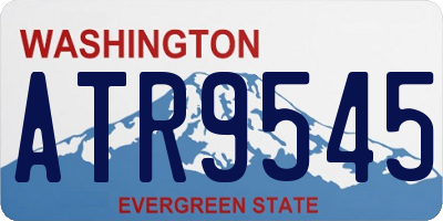 WA license plate ATR9545