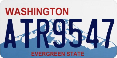 WA license plate ATR9547