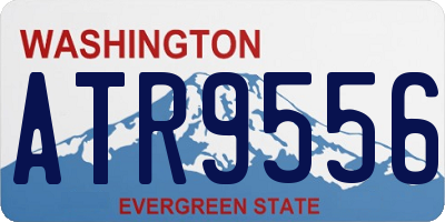 WA license plate ATR9556