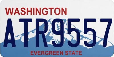 WA license plate ATR9557