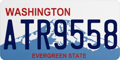 WA license plate ATR9558