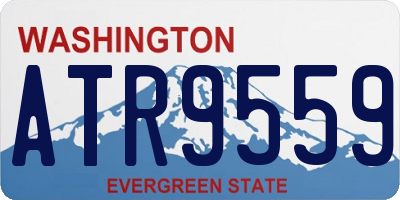 WA license plate ATR9559