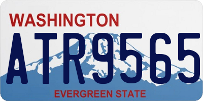 WA license plate ATR9565