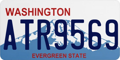 WA license plate ATR9569