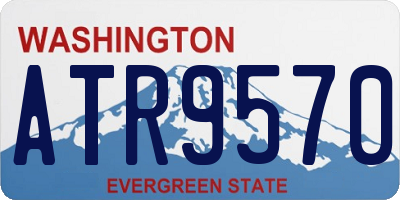 WA license plate ATR9570