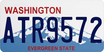 WA license plate ATR9572