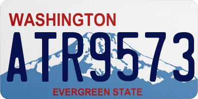 WA license plate ATR9573