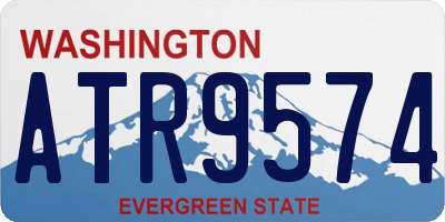 WA license plate ATR9574
