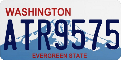 WA license plate ATR9575