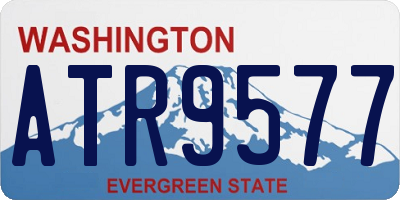 WA license plate ATR9577