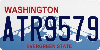 WA license plate ATR9579