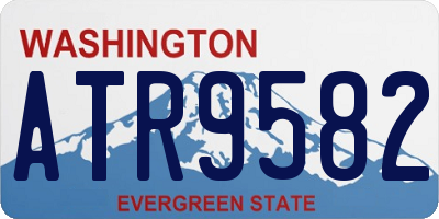 WA license plate ATR9582