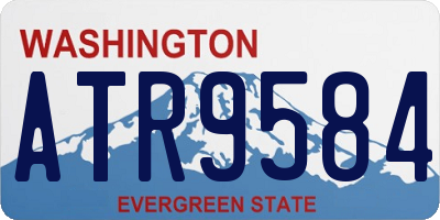 WA license plate ATR9584