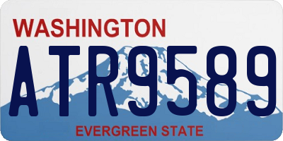 WA license plate ATR9589