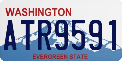 WA license plate ATR9591