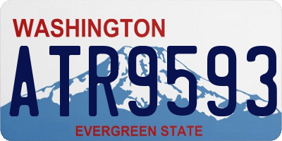 WA license plate ATR9593