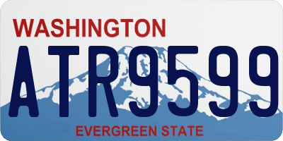 WA license plate ATR9599