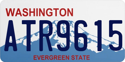 WA license plate ATR9615