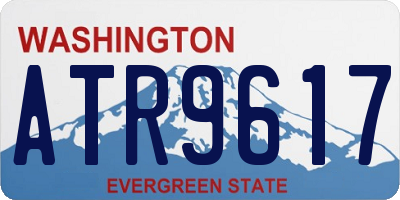 WA license plate ATR9617