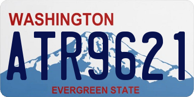 WA license plate ATR9621