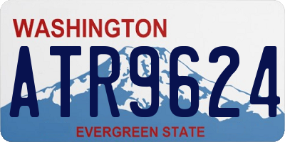 WA license plate ATR9624