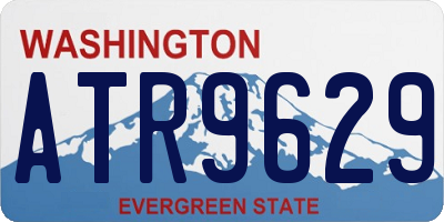 WA license plate ATR9629