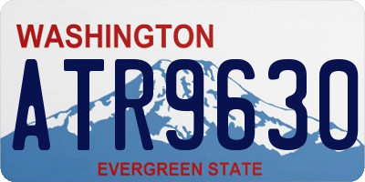 WA license plate ATR9630