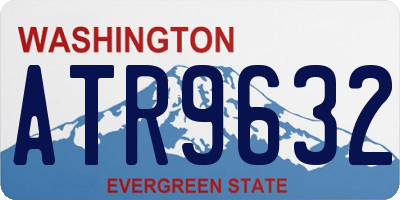 WA license plate ATR9632