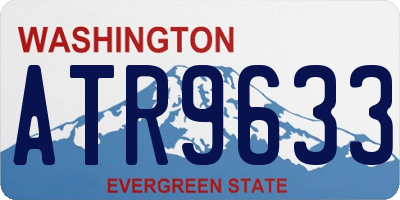 WA license plate ATR9633