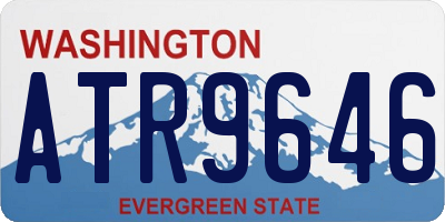 WA license plate ATR9646