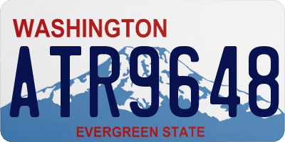 WA license plate ATR9648