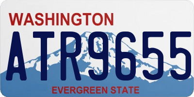WA license plate ATR9655