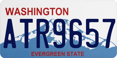 WA license plate ATR9657