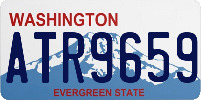 WA license plate ATR9659