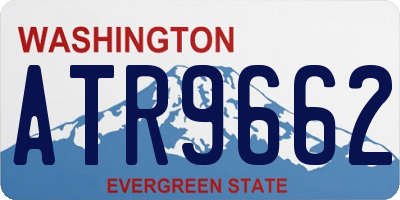 WA license plate ATR9662
