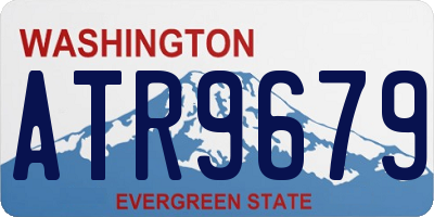 WA license plate ATR9679