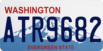 WA license plate ATR9682
