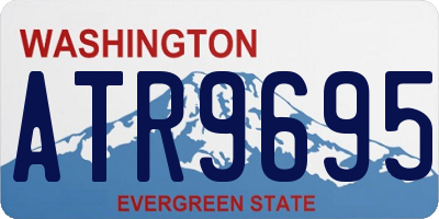 WA license plate ATR9695