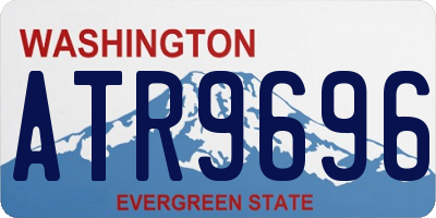 WA license plate ATR9696