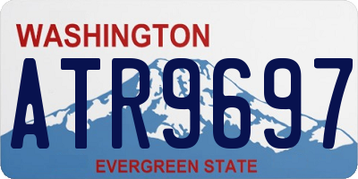 WA license plate ATR9697