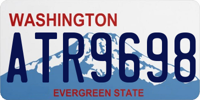 WA license plate ATR9698