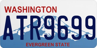 WA license plate ATR9699