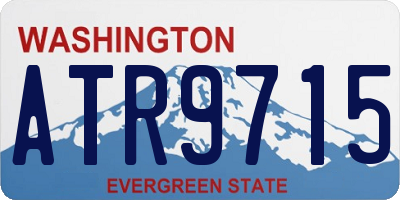 WA license plate ATR9715