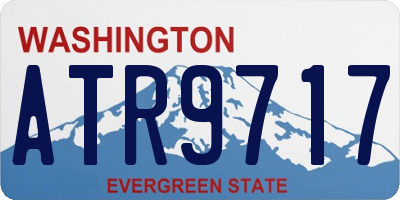 WA license plate ATR9717