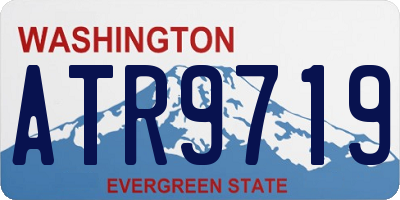 WA license plate ATR9719