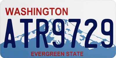 WA license plate ATR9729