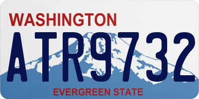 WA license plate ATR9732