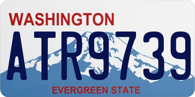 WA license plate ATR9739