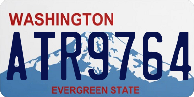 WA license plate ATR9764