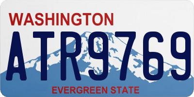 WA license plate ATR9769